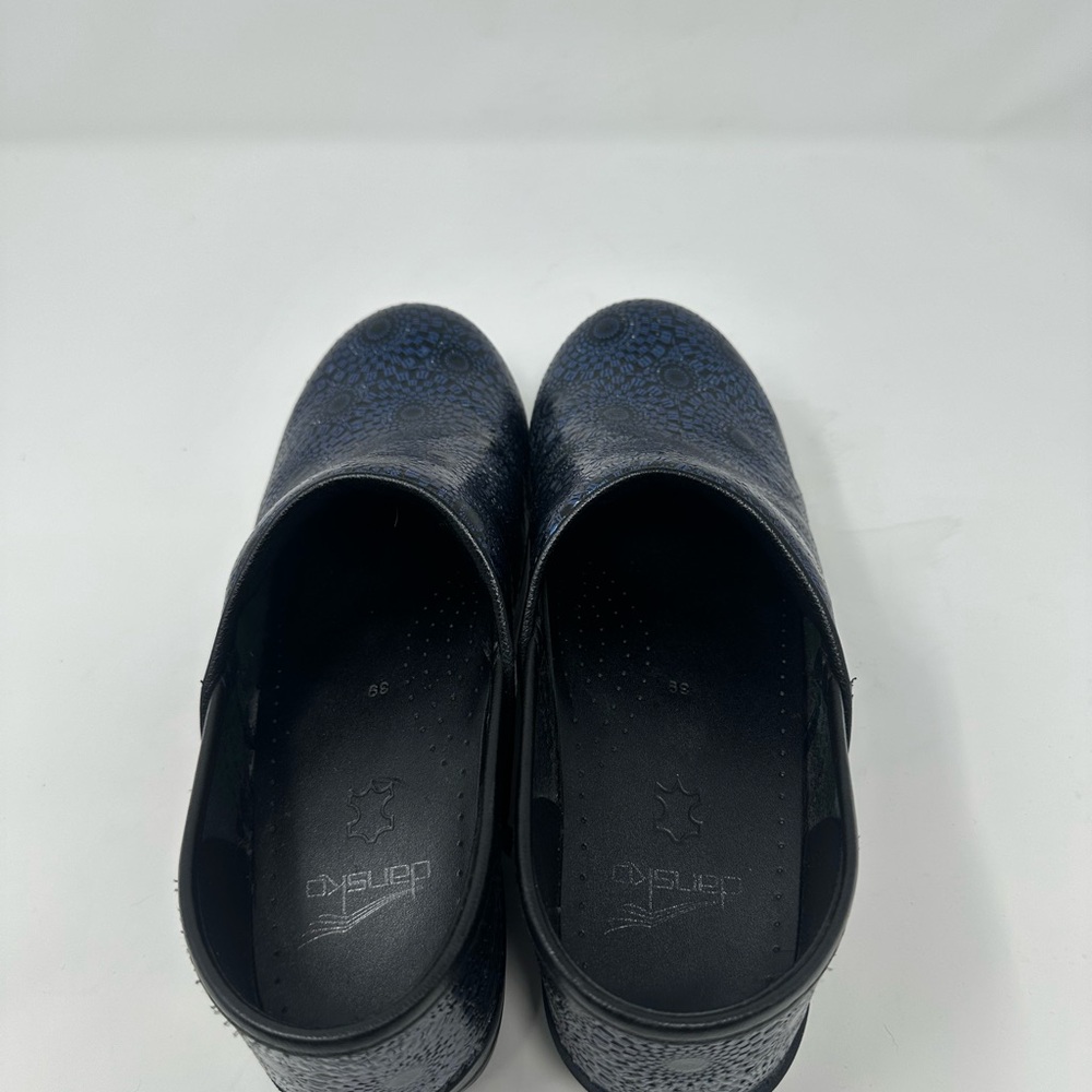 Dansko Professional Clogs Women's EUR 39 US 8.5 Blue Medallion - Picture 7 of 13